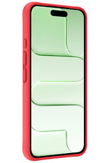 BASEY. BASEY. iPhone Air Hoesje Siliconen - Rood - 2 PACK