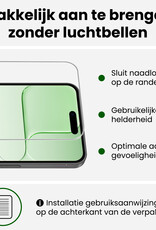 BASEY. BASEY. iPhone Air Hoesje Siliconen Met 2x Screenprotector Met Dichte Notch - Groen