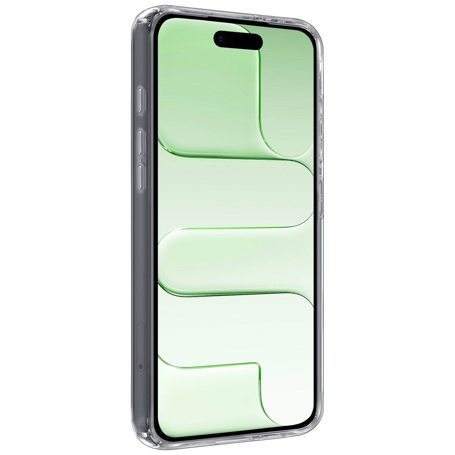 BASEY. BASEY. iPhone Air Hoesje Siliconen Met 2x Screenprotector Met Dichte Notch - Transparant