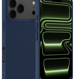 BASEY. BASEY. iPhone 17 Pro Hoesje Siliconen - Donkerblauw