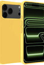 BASEY. BASEY. iPhone 17 Pro Hoesje Siliconen - Geel