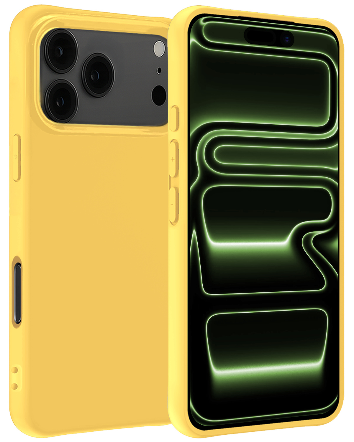 BASEY. BASEY. iPhone 17 Pro Hoesje Siliconen - Geel