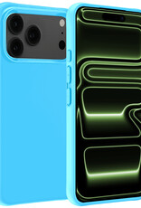 BASEY. BASEY. iPhone 17 Pro Hoesje Siliconen - Lichtblauw