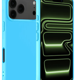 BASEY. BASEY. iPhone 17 Pro Hoesje Siliconen - Lichtblauw