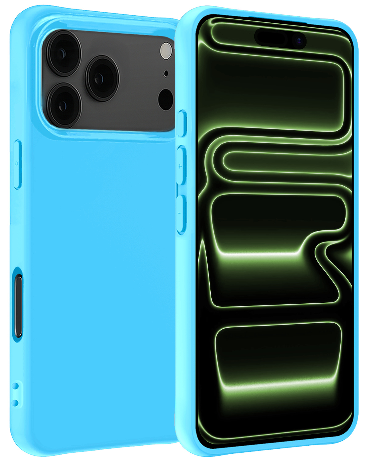 BASEY. BASEY. iPhone 17 Pro Hoesje Siliconen - Lichtblauw