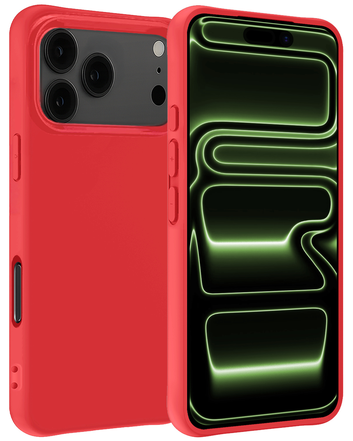BASEY. BASEY. iPhone 17 Pro Hoesje Siliconen - Rood