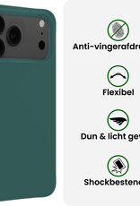 BASEY. BASEY. iPhone 17 Pro Hoesje Siliconen - Donkergroen - 2 PACK