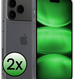 BASEY. BASEY. iPhone 17 Pro Hoesje Siliconen - Transparant - 2 PACK