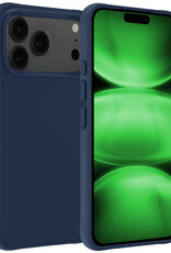 BASEY. BASEY. iPhone 17 Pro Max Hoesje Siliconen - Donkerblauw