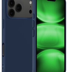 BASEY. BASEY. iPhone 17 Pro Max Hoesje Siliconen - Donkerblauw