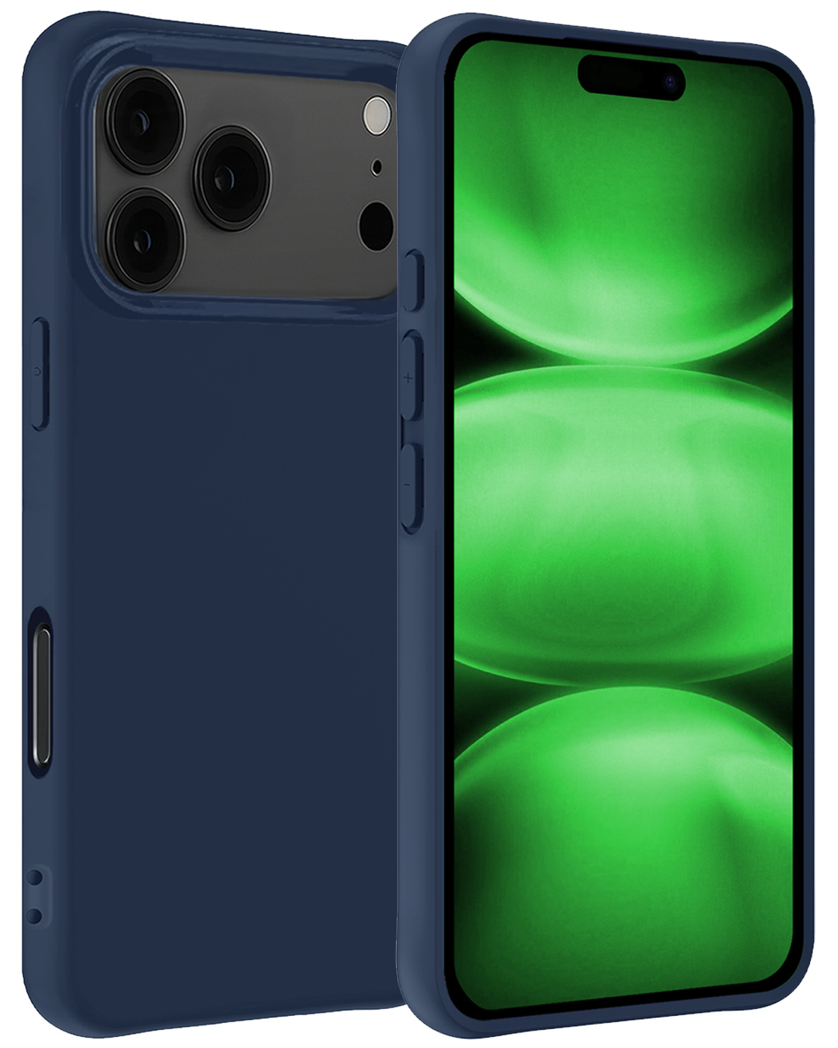 BASEY. BASEY. iPhone 17 Pro Max Hoesje Siliconen - Donkerblauw