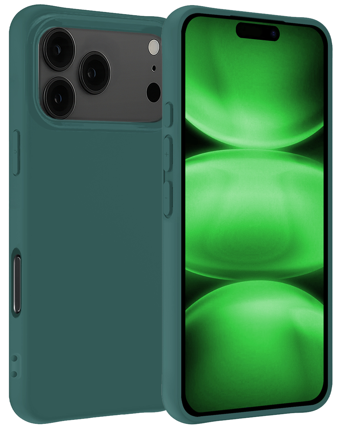 BASEY. BASEY. iPhone 17 Pro Max Hoesje Siliconen - Donkergroen