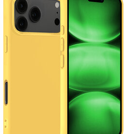 BASEY. BASEY. iPhone 17 Pro Max Hoesje Siliconen - Geel