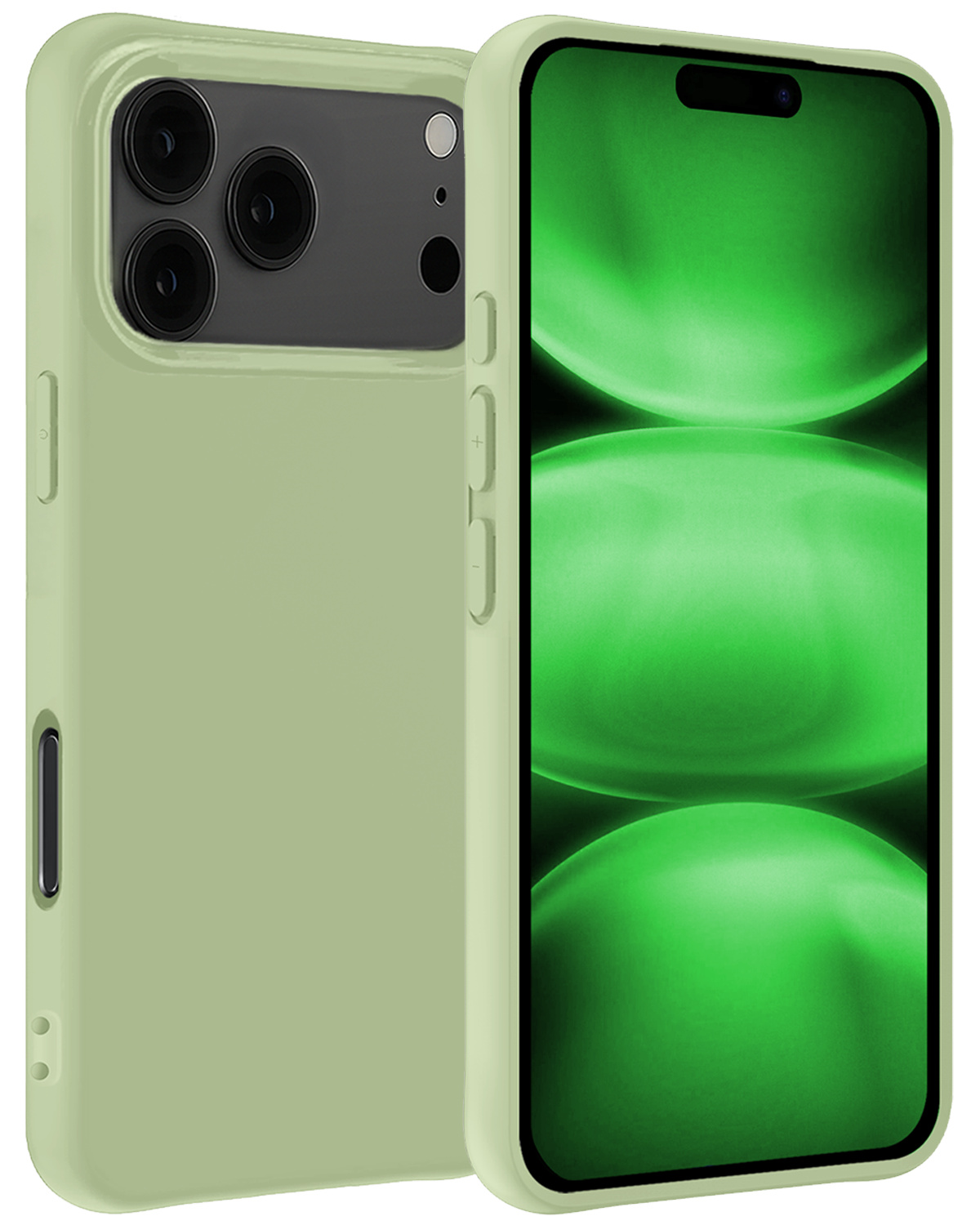 BASEY. BASEY. iPhone 17 Pro Max Hoesje Siliconen - Groen
