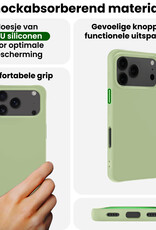 BASEY. BASEY. iPhone 17 Pro Max Hoesje Siliconen - Groen