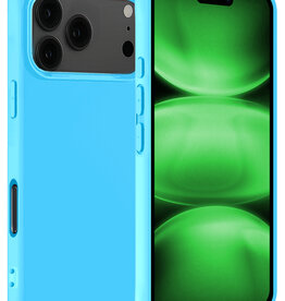 BASEY. BASEY. iPhone 17 Pro Max Hoesje Siliconen - Lichtblauw