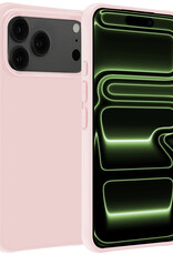 BASEY. BASEY. iPhone 17 Pro Max Hoesje Siliconen - Lichtroze