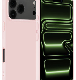 BASEY. BASEY. iPhone 17 Pro Max Hoesje Siliconen - Lichtroze