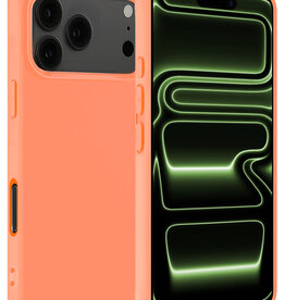 BASEY. BASEY. iPhone 17 Pro Max Hoesje Siliconen - Perzik