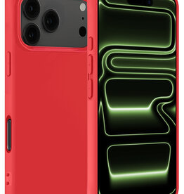BASEY. BASEY. iPhone 17 Pro Max Hoesje Siliconen - Rood