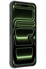 BASEY. BASEY. iPhone 17 Pro Max Hoesje Siliconen - Zwart - 2 PACK