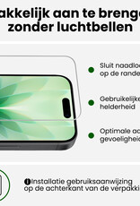 BASEY. BASEY. iPhone 17 Hoesje Bookcase Met 2x Screenprotector - Rose Goud