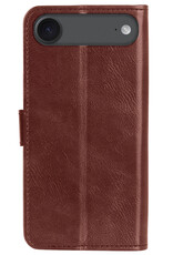 BASEY. BASEY. iPhone Air Hoesje Bookcase - Bruin