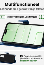 BASEY. BASEY. iPhone Air Hoesje Bookcase - Donkerblauw