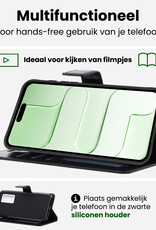 BASEY. BASEY. iPhone Air Hoesje Bookcase - Zwart