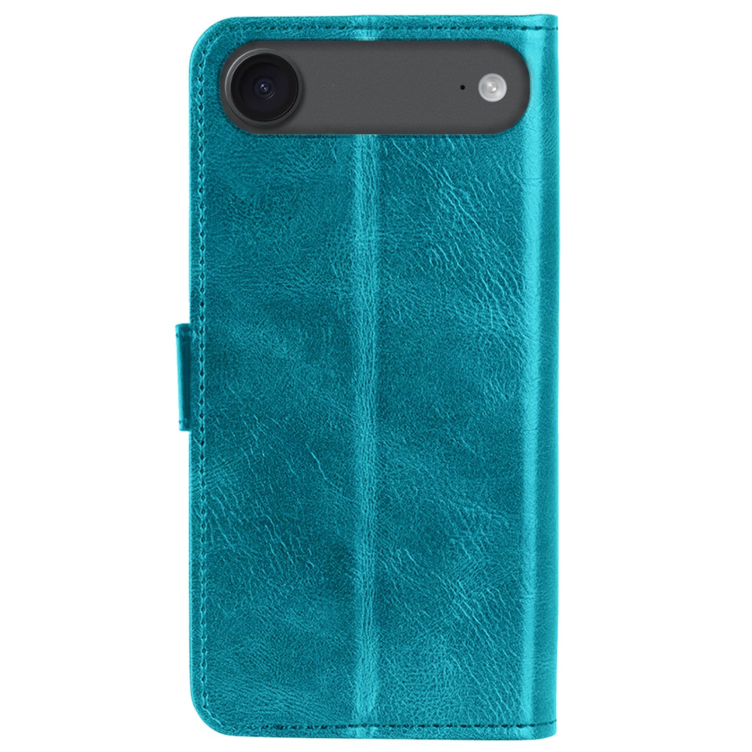 BASEY. BASEY. iPhone Air Hoesje Bookcase Met 2x Screenprotector - Turquoise