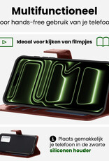 BASEY. BASEY. iPhone 17 Pro Hoesje Bookcase - Bruin