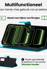 BASEY. BASEY. iPhone 17 Pro Hoesje Bookcase - Turquoise