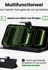 BASEY. BASEY. iPhone 17 Pro Max Hoesje Bookcase - Zwart