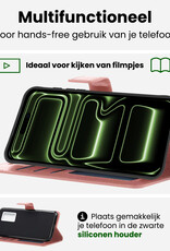 BASEY. BASEY. iPhone 17 Pro Max Hoesje Bookcase Met Screenprotector - Rose Goud