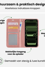 BASEY. BASEY. iPhone 17 Pro Max Hoesje Bookcase Met Screenprotector - Rose Goud