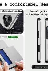 BASEY. BASEY. iPhone 17 Hoesje Pashouder Hard - Grijs