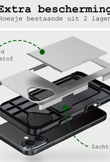 BASEY. BASEY. iPhone 17 Hoesje Pashouder Hard - Grijs