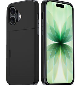 BASEY. BASEY. iPhone 17 Hoesje Pashouder Hard - Zwart