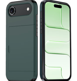 BASEY. BASEY. iPhone Air Hoesje Pashouder Hard - Donker Blauw