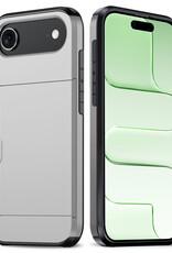 BASEY. BASEY. iPhone Air Hoesje Pashouder Hard - Grijs