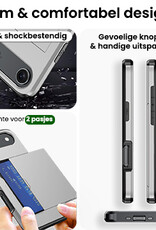 BASEY. BASEY. iPhone Air Hoesje Pashouder Hard - Grijs