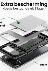 BASEY. BASEY. iPhone Air Hoesje Pashouder Hard - Grijs