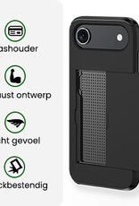 BASEY. BASEY. iPhone Air Hoesje Pashouder Hard - Zwart