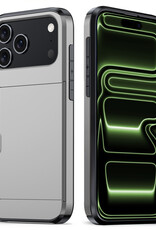 BASEY. BASEY. iPhone 17 Pro Hoesje Pashouder Hard - Grijs