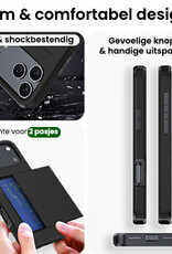 BASEY. BASEY. iPhone 17 Pro Hoesje Pashouder Hard - Zwart