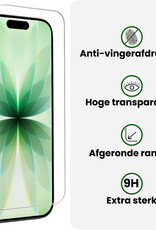 BASEY. BASEY. iPhone 17 Hoesje Pashouder met Koord Met Screenprotector - Fel Blauw