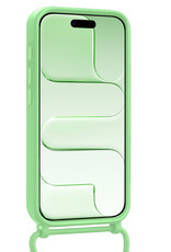 BASEY. BASEY. iPhone Air Hoesje Pashouder met Koord - Groen