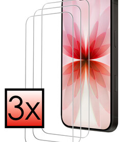 NoXx NoXx iPhone 17 Screenprotector Glas Met Dichte Notch - 3 PACK