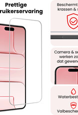NoXx NoXx iPhone Air Screenprotector Glas Met Dichte Notch