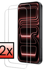 NoXx NoXx iPhone 17 Pro Max Screenprotector Glas Met Dichte Notch - 2 PACK